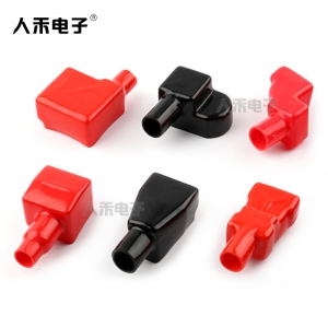 耐高溫電瓶樁頭保護蓋定做 正負(fù)極軟塑保護套電瓶絕緣護罩